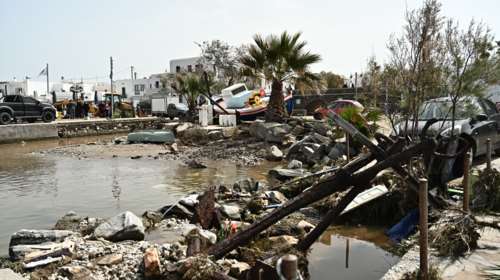 Πάρος: Πώς φαίνεται από δορυφόρο μετά τις καταστροφές - Το σημείο όπου κατέληξε όλη η λάσπη [εικόνα]