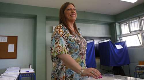 Ευρωεκλογές 2024: Ψήφισε η Ζωή Κωνσταντοπούλου - &quot;Πάμε να κάνουμε την αγάπη δύναμη&quot;