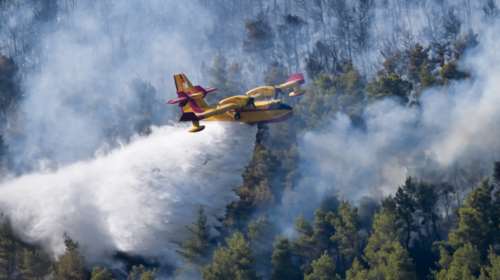 Φωτιά στην Ανατολική Μάνη: Καίει δάσος σε δύσβατο σημείο - Σε ύφεση το μέτωπο της Ναυπακτίας