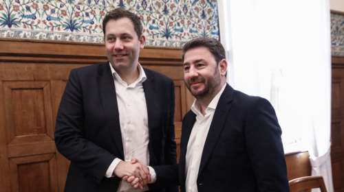 Συνάντηση Ανδρουλάκη με τον πρόεδρο του SPD: "Στενοί οι δεσμοί των κομμάτων μας - Είμαστε κόμματα ευθύνης"