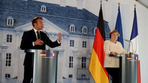 Το αντίο του Μακρόν στη Μέρκελ: &quot;Ευχαριστώ, αγαπητή Αγκελα...Αγαπητέ Ολαφ Σόλτς την συνέχεια θα την γράψουμε μαζί&quot;