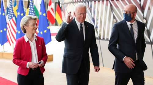 Μπάιντεν: Τεράστια ευκαιρία η συνεργασία μας με ΕΕ και ΝΑΤΟ - Τι είπε σε Μισέλ και φον ντερ Λάιεν