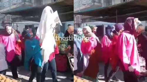 Θεσσαλονίκη: Μασκαράδες... &quot;Ρομπέν των Δασών&quot; -  Άρπαξαν λάδια από σούπερ μάρκετ και τα μοίρασαν σε πολίτες