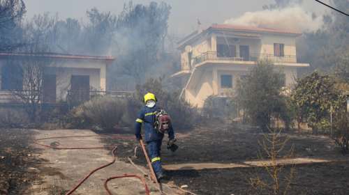 Φωτιά στη Λέσβο: Αισιοδοξία μετά από τρεις μέρες - Σε ύφεση η πυρκαγιά