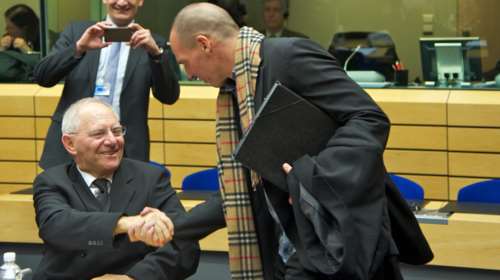 Το &quot;X&quot; τα βάζει με τον Βαρουφάκη που σχολίασε αρνητικά τον Σόιμπλε: &quot;Πες ένα ευχαριστώ αχάριστε που σ&#39; έκανε φίρμα&quot;