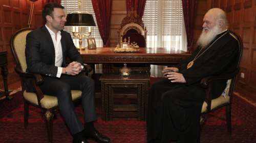Συνάντηση Κασσελάκη με Ιερώνυμο: &quot;Είμαι επιφυλακτικός για τον γάμο των ομόφυλων&quot; είπε ο Αρχιεπίσκοπος