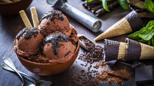 Πανεύκολο παγωτό σοκολάτας για τις ζεστές ημέρες του καλοκαιριού
