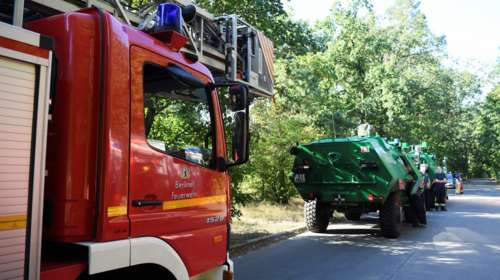 Γερμανία: Δασική πυρκαγιά στο Βερολίνο μετά από έκρηξη σε αποθήκη πυρομαχικών
