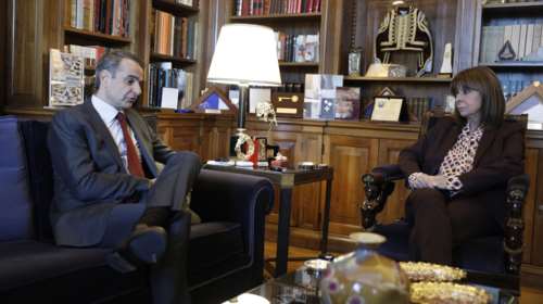 Συνάντηση του πρωθυπουργού με την Πρόεδρο της Δημοκρατίας