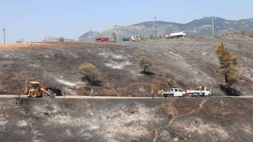 Συνολικά 41.959 στρέμματα κάηκαν από τις φωτιές σε Κύθηρα, Εύβοια και Κρυονέρι - Δορυφορικές εικόνες