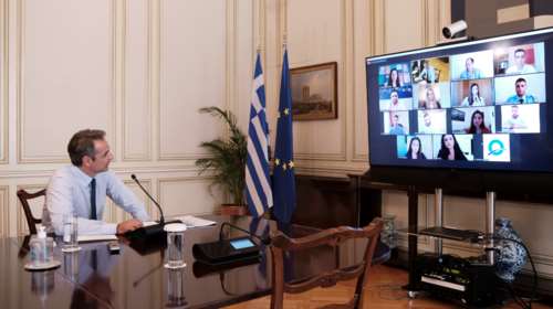 Μητσοτάκης στους νέους για την πανδημία: "Χάρη σε σας πετύχαμε αυτά που πετύχαμε - Πολύ καλύτερη η επόμενη μέρα"