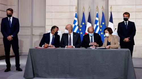 ΕΕ: Η συμμαχία Ελλάδας-Γαλλίας συμβάλλει στην ευρωπαϊκή άμυνα και την ευρωατλαντική ασφάλεια
