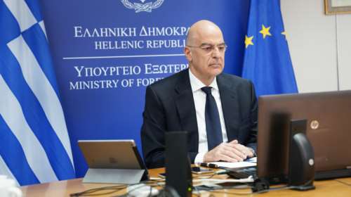 Δένδιας: Η Ελλάδα αντέδρασε γρήγορα και αποτελεσματικά στο ξέσπασμα του κορονοϊού