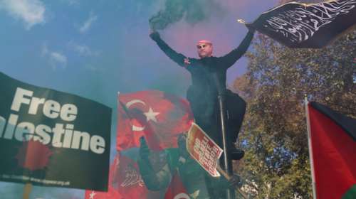 Πόλεμος Ισραήλ-Χαμάς: Διαδήλωση υπέρ των Παλαιστινίων στο κέντρο του Λονδίνου