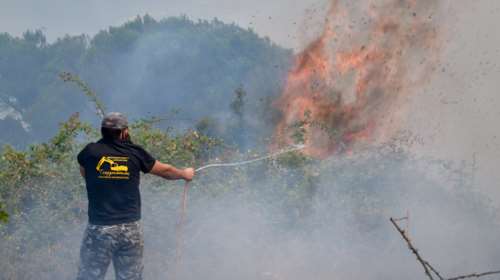 Φωτιά στην Αρχαία Ολυμπία: Αναζωπυρώσεις σε Δούκα, Λάσδικα και Λάλα
