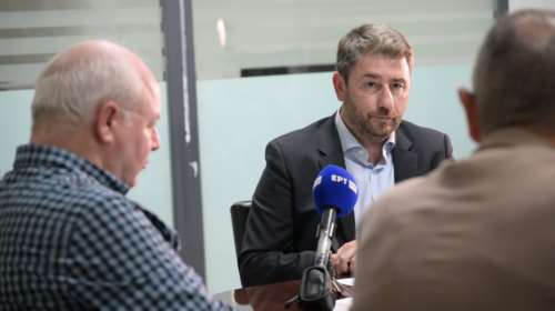 Στη Θεσσαλονίκη ο Ανδρουλάκης: Το επιτελικό κράτος της ΝΔ έχει βουλιάξει στον θεσσαλικό κάμπο