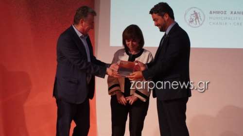 Παρουσία της Κατερίνας Σακελλαροπούλου τα εγκαίνια του 2ου Φεστιβάλ Βιβλίου Χανίων [εικόνες]