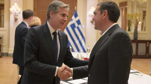 Τσίπρας σε Μπλίνκεν: Οι ΗΠΑ να στηρίξουν τον διάλογο με την Τουρκία με δύο σαφείς κόκκινες γραμμές [εικόνες]