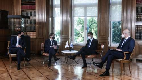 Κυπριακό - Συνάντηση Μητσοτάκη με Αναστασιάδη: Λύση μόνο στο πλαίσιο διζωνικής, δικοινοτικής ομοσπονδίας