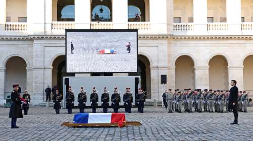 Η Γαλλία τίμησε τον Ζακ Ντελόρ - Παρών ο Εμανουέλ Μακρόν [Εικόνες - Βίντεο]