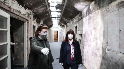 Επίσκεψη της Κατερίνας Σακελλαροπούλου στο Κτήμα Τατοΐου [Εικόνες]