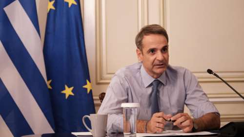 Κακοκαιρία &quot;Ιανός&quot;: Στην Καρδίτσα  ο Κυριάκος Μητσοτάκης για αυτοψία στις καταστροφές