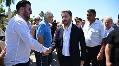 Ανδρουλάκης στη Βόρεια Εύβοια: Πληρώσατε ακριβά το επιτελικό χάος του Μητσοτάκη