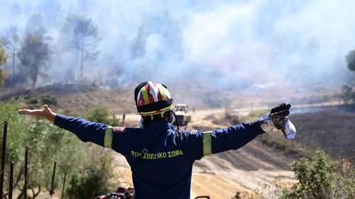 Κερατέα: Νέα φωτιά στην περιοχή Μπουζαλάδες- Ξεκίνησε από αυτοκίνητο