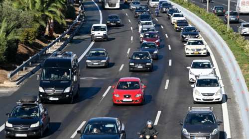 Μποτιλιάρισμα στην άνοδο του Κηφισού - Δείτε live την κίνηση