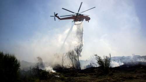 Συναγερμός στον Έβρο - Φωτιά σε δασική έκταση στο Σουφλί