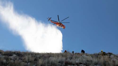 Φωτιά στο Μεσολόγγι - Μεγάλη κινητοποίηση της πυροσβεστικής