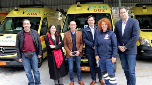 Ημέρα Θυσίας του Διασώστη: Η Energean δωρίζει Συσκευή Αυτόματων Θωρακικών Συμπιέσεων στο ΕΚΑΒ Καβάλας