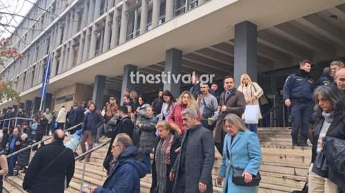 Θεσσαλονίκη: Φάρσα το τηλεφώνημα για βόμβα στα δικαστήρια - Εκκενώθηκε το κτίριο [βίντεο]