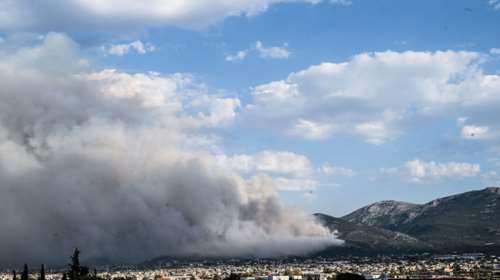 Πυρκαγιές: Σκεπασμένη με καπνούς η Ελλάδα - Συγκλονιστική εικόνα από τον Διεθνή Διαστημικό Σταθμό