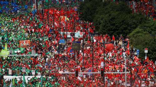 Διαδηλώσεις στο Βέλγιο για την ακρίβεια - Προβλήματα στο αεροδρόμιο των Βρυξελλών [εικόνες]