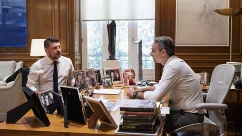 Ανάρτηση Μητσοτάκη μετά τη συνάντηση με Χαρδαλιά: "Ο Νίκος είναι μαχητής, είμαι βέβαιος ότι θα τα καταφέρει"