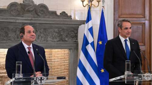 Μητσοτάκης: Υπογράψαμε με τον Αμπντέλ Φατάχ Αλ Σίσι Διακήρυξη για τη στρατηγική εταιρική σχέση Αθήνας- Καΐρου