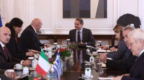 Συνάντηση Μητσοτάκη με τον Ιταλό υπουργό Άμυνας - Τα θέματα που συζήτησαν