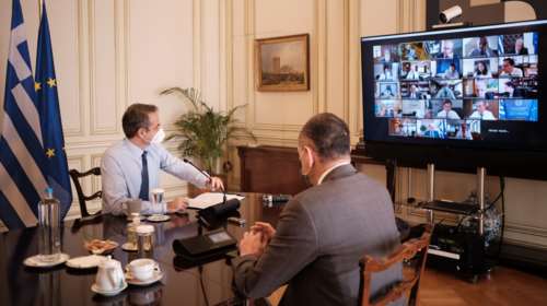 Τηλεδιάσκεψη Μητσοτάκη το Σάββατο για τον κορονοϊό - Βασικό θέμα το σχέδιο εμβολιασμού και η καμπάνια ενημέρωσης