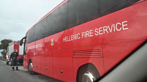 Μπαράζ σεισμών στη Σαντορίνη: Στο νησί το &quot;Όλυμπος&quot;, το κινητό αρχηγείο της Πυροσβεστικής [εικόνες]