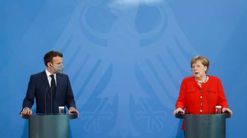 Κοινή γραμμή Μέρκελ - Μακρόν: &quot;Προτεραιότητα της ΕΕ τα συμφέροντα Ελλάδας και Κύπρου στη Μεσόγειο&quot;