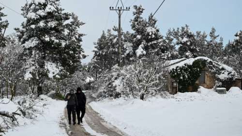 Νέο δελτίο της ΕΜΥ για την κακοκαιρία: Ισχυρές καταιγίδες και χαλάζι - Πού θα χιονίσει
