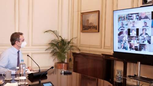 Μητσοτάκης: Μόνο ο μαζικός εμβολιασμός μπορεί να βάλει τέλος στον κορονοϊό