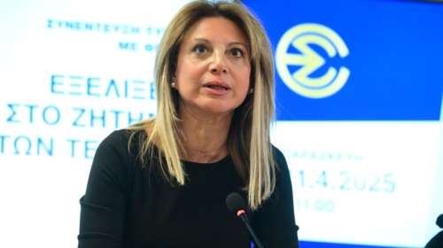 Συνέντευξη Τύπου της Μαρίας Καρυστιανού για τα Τέμπη: Κατέθεσε μήνυση κατά των βουλευτών ΝΔ στην προανακριτική επιτροπή