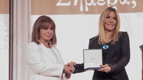 Μαριάννα Λάτση: Βραβεύτηκε από την ΠτΔ για την φιλανθρωπική της δράση [εικόνες]