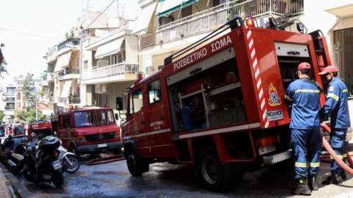 Συναγερμός: Πυρκαγιά σε κτίριο στα Πατήσια
