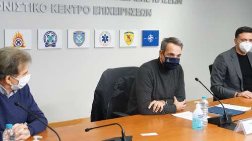 Μητσοτάκης: Όσα εμβόλια περισσεύουν, θα διατίθενται αμέσως στις γυναίκες και στους άνδρες της αστυνομίας και του στρατού