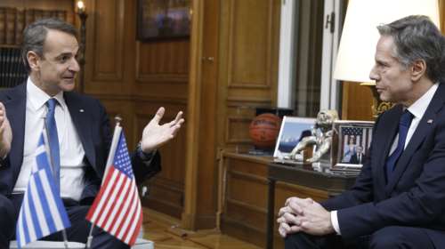 "Κλείδωσε" η επίσκεψη Μπλίνκεν στην Ελλάδα– Στο σπίτι Μητσοτάκη στα Χανιά θα γίνει η συνάντηση
