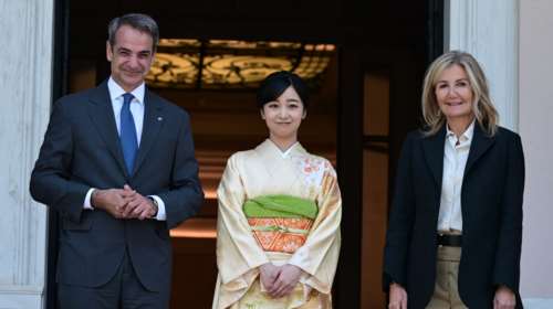 Η Πριγκίπισσα Κάκο της Ιαπωνίας συναντήθηκε με Μητσοτάκη και Μαρέβα - &quot;Οικοδεσπότης&quot;,ως συνήθως, ο Πίνατ [εικόνες]