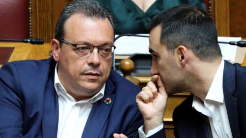 Συνάντηση Φάμελλου-Χαρίτση για τη δικογραφία για τα Τέμπη: Πρέπει να υπάρξει ουσιαστική προκαταρκτική επιτροπή